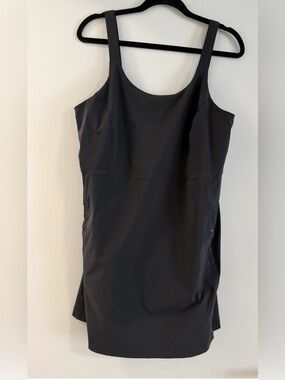 REI Co Op Active Pursuits Black Athletic Dress Built In Short UPF 50+ size Large